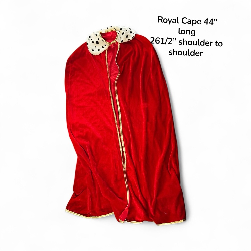 Cape Kids Red Royal Cape Costume